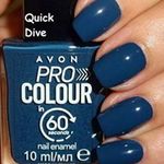 QUICK DIVE szín / Pro Colour gyorsan száradó körömlakk, 10 ml - Avon. Új! fotó