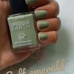 SOFT EMERALD szín / Avon Precious Earth gyorsan száradó körömlakk / 10 ml, Új! fotó