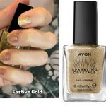 Festive Gold szín ** Sparkling Crystals körömlakk / 10 ml ** Avon. Új! fotó