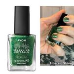 Emerald Shine szín ** Sparkling Crystals körömlakk / 10 ml ** Avon. Új! fotó