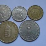 Szép 5 darab 2 - 5 - 10 - 20 - 100 forint 1979 - 1995 Közöttiek egyben eladó fotó