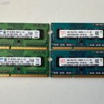 4 db 2 GB DDR3 1333 MHz Notebook Laptop RAM memória eladó, Samsung, Hynix, 1 Ft? NMÁ! fotó