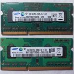 SAMSUNG 2x2GB 1Rx8 PC3-10600S DDR3 LAPTOP MEMÓRIA 667MHz, M471B5773DH0-CH9 fotó