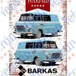 Veterán autós kirakó - Barkas kék fotó