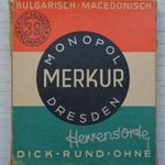 II. vh-s Német Náci Wehrmacht cigaretta Merkur Monopol Dresden bontott, de hiánytalan csomag fotó