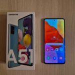 Samsung Galaxy A51 128GB Dual Blue újszerű Garis ! fotó