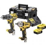 Dewalt DCK2077P2T Akkus fúrócsavarozó, Akkus ütvecsavarozó 18 V 5 Ah Lítiumion (DCK2077P2T-QW) fotó