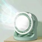 2 az 1-ben asztali ventilátor, sminktükörrel, beépített led fénnyel fotó