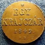 Szabadságharc 1 Krajcár 1849 NB (id64833) fotó