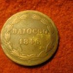 Vatikán 1 baiocco 1846 /némi deformáció/ fotó