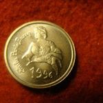 Spanyol nikkel emlék 10 peseta 1996 UNC, ritkán látható fotó