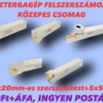 ESZTERGAGÉP FELSZERSZÁMOZÓ KÖZEPES CSOMAG (5db TEKNIK ESZTERGAKÉS+5x5db lapka)-INGYEN POSTA fotó