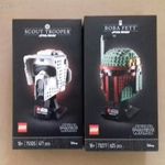 ÚJ - BONTATLAN Lego Star Wars Helmet 75277 BOBA FETT + 75305 SCOUT TROOPER sisak. Kifutott... fotó