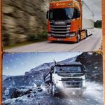 Dekorációs fém tábla (SCANIA - VOLVO KAMIONOK) fotó