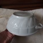 Szép régi csavart mintás porcelán tál 22, 5 cm fotó