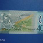 SOLOMON ISLANDS / SALAMON-SZIGETEK 40 DOLLÁR / FORTY DOLLARS 2018 TEKNŐS! RITKA! UNC! fotó