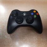 Microsoft Xbox 360 Kontroller Black Garis ! fotó