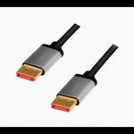 Logilink DisplayPort kábel DP/M-DP/M 8K/60 Hz 1m alu (CDA0104) (CDA0104) fotó