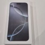 Apple iPhone 16 Pro Max Új Független White 3 év Apple Garival ! fotó