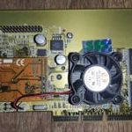 RETRO PC alkatrész - VGA - AGP - HIS GEFORCE 2 MX - ritka PCB fotó