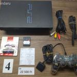 PlayStation 2 FAT Softmodolt USB-vel 3500+ retro játékkal. +8 db PS2 játékkal 30004R (4.) fotó