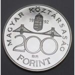 Magyarország, 200 forint 1992 PP aUNC+, 12g500 fotó