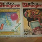 újság Mikroszámítógép magazin 2 db 1989/3 1989/4 szám retro fotó