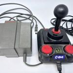 2 db retro számítógép alkatrész Sinclair táp, Mammoth Commodore C64 joystick 1FT NMÁ fotó