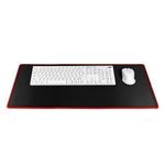 Gaming egérpad 700x300x3mm, fekete/piros, varrot szélek fotó