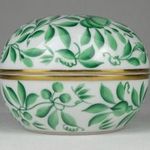 1Q678 Ritka madár mintás Herendi porcelán bonbonier fotó