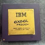 IBM 6x86L PR200+ Socket 7 processzor, Retro PC, Működik fotó