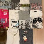 Heavy Tools, Ed Hardy, Reserved, GAS, Tommy Hilfiger, Zara, Esprit férfi S-M póló 16db fotó