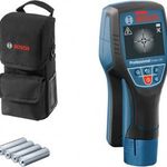 Bosch Professional D-tect 120 fali érzékelő (4 db AA elem x 1, 5 V, max. mélység 120 mm, védőtáska... fotó