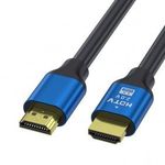 Nagy sebességű HDMI kábel 2.0v, 4K, 60Hz, 1.5 méter, kompatibilis Apple TV, Samsung QLED TV, 3D-X... fotó