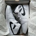 Nike Air Jordan 1 Mid white-black, 45, 5-es fotó