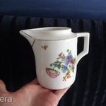 Régi Zsolnay porcelán kiöntő bő fél literes kancsó - pohár fotó