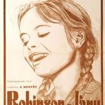 A mozi műsorán beharangozó filmplakát: Robinson-lány fotó