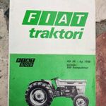 régi Fiat traktor prospektus poszter fotó