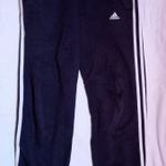 Adidas vastag fekete pamut melegítő szabadidő nadrág 140 h81 d40 bszh64 cs51 szár13/28 fotó