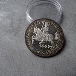 30 ÉVES A MAGYAR ÉREMGYŰJTŐK EGYESÜLETE EMLÉKÉREM PRO NUMISMATICA - 1999 - EZÜST 0.925 - 33, 8 GR. PP fotó