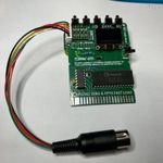 C64 Pi1541 disk drive emulator + Epyx fastload cartridge + rpi zero + SD kártya fotó