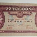 1949 "B 189" Rákosi Címeres 100 Forint XF SZÉP!! fotó