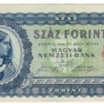 1946 100 forint (VF, de erős, jó papír!) fotó