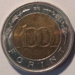 Magyarország 100 forint 2002 Kossuth Lajos kötőjeles fotó