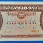 1968 -as 100 Forint bankó Ritkább !!!! EF (L0199) fotó