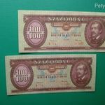 2*100 forint 1962 Sorszámkövető UNC fotó