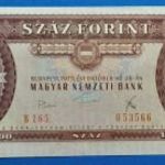 1975-ös 100 Forint ropogós bankó !!!! EF (L0243) fotó