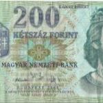 200 forint Magyarország 2006 bankjegy fotó