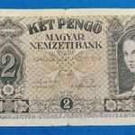 1940 -es 2 pengő bankó Ritkább !!! VG(L2986) fotó