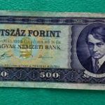 500 FORINT 1990 E MAGYAR PAPÍRPÉNZ VF fotó